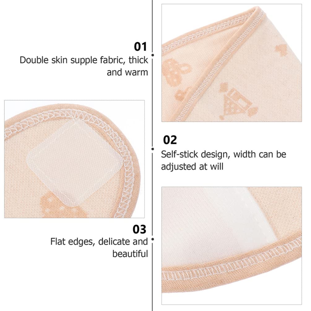 EXCEART Web Belt 2Pcs Baby Belly Button Band Thickened Cotton Infant Abdomen Umbilical Cord Newborn Waist Support Band Warm Cover Hernia Care Navel Truss Support for Baby Colic Relief Tummy Tape - Image 9